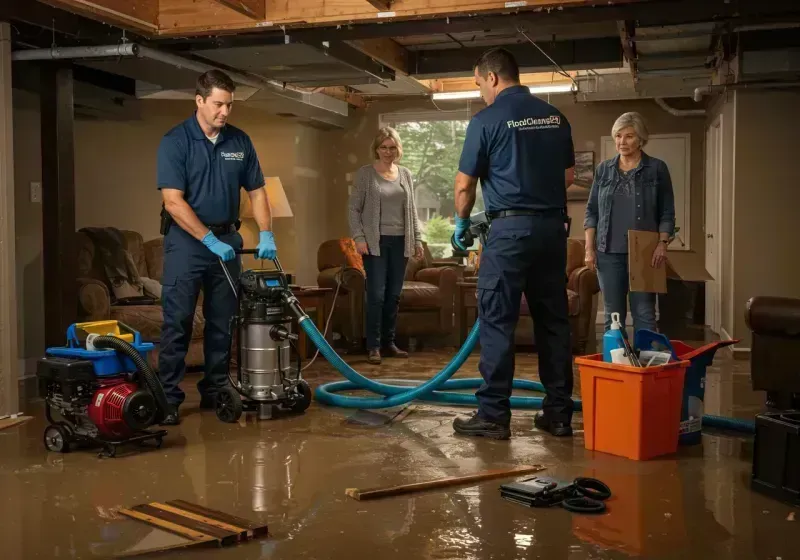 Basement Water Extraction and Removal Techniques process in Hamilton, IN