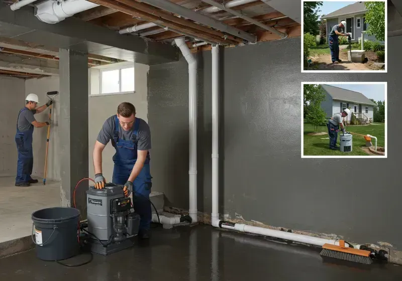 Basement Waterproofing and Flood Prevention process in Hamilton, IN